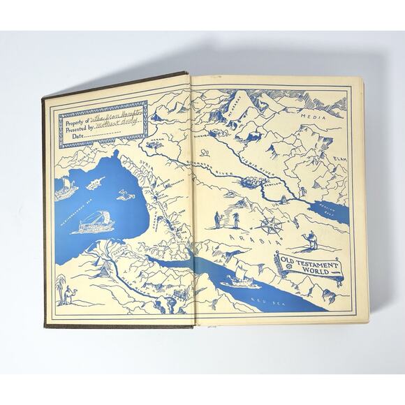 1934 Elise E. Egermeier “Bible Story Book” Hardcover Illustrated - Picture 6 of 13